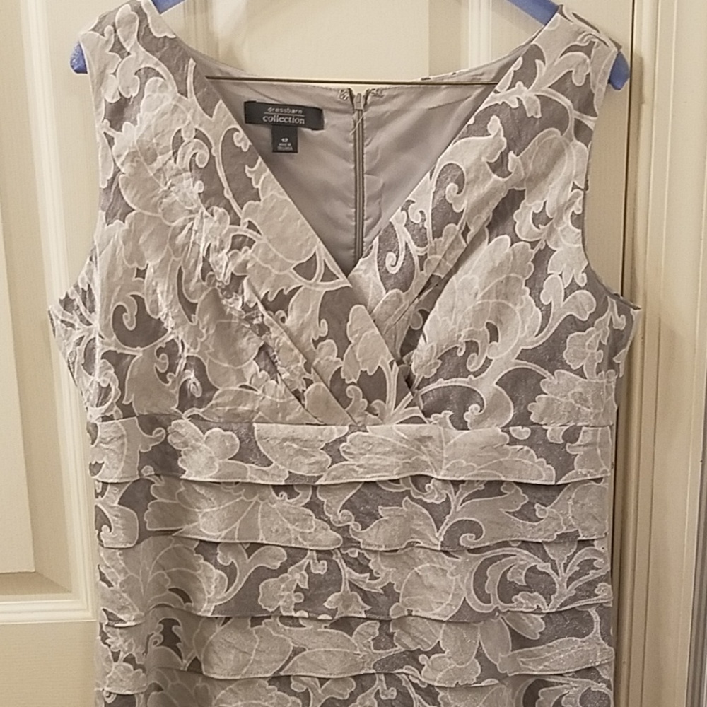 Silver layered Dress